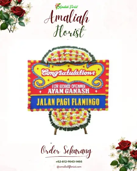 Sewa Papan Bunga Kawasan Perkantoran Sudirman Bandung